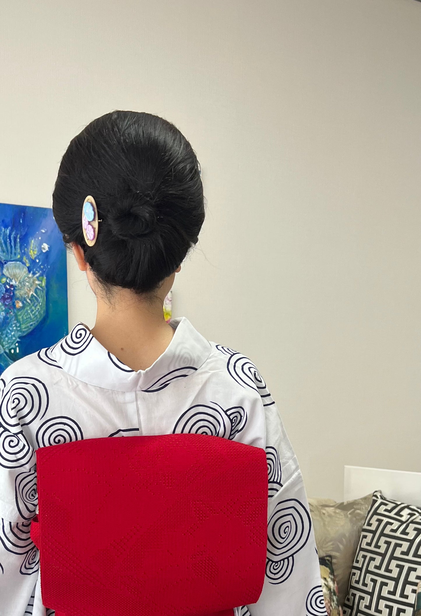 8月13日の着物セルフヘアセット　1dayチケット